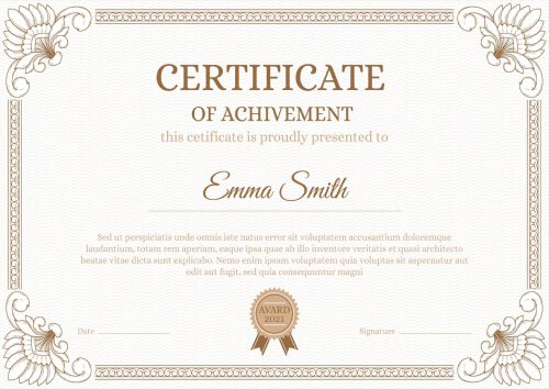 Award certificate 1 - Viswas Packers and Movers